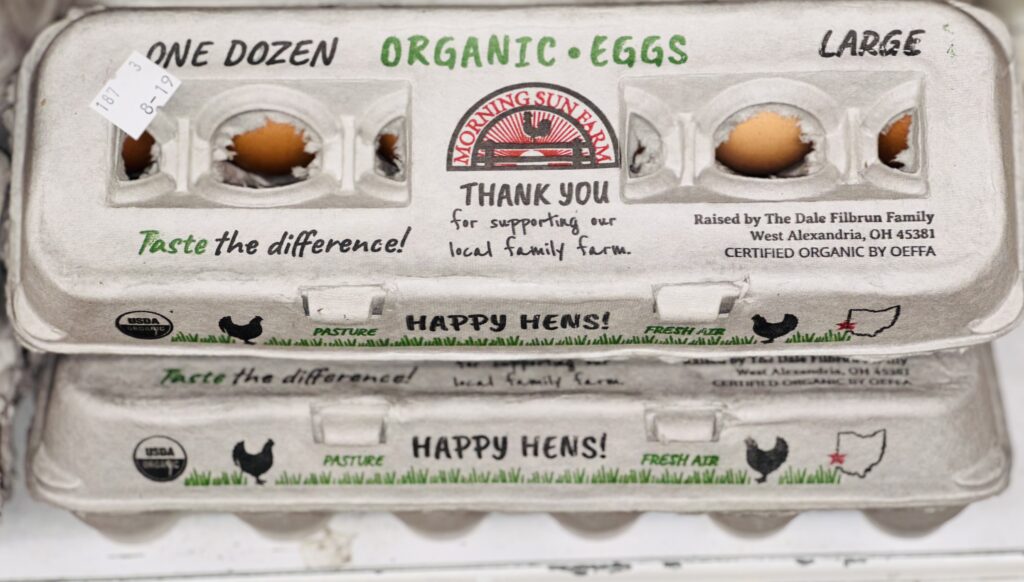 Organic Eggs Special Price at Springs Market